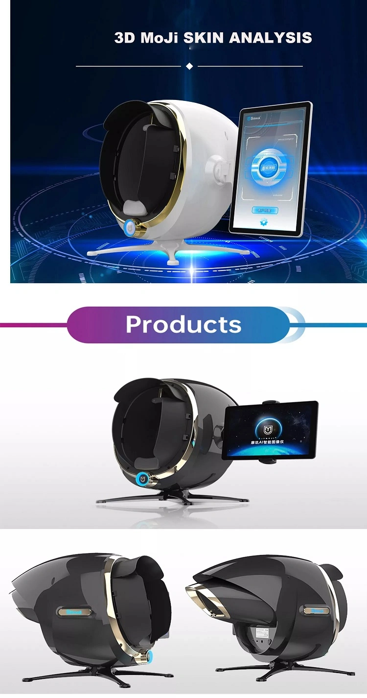 New Professional Scan Face Digital Camera 4D 8d Smart Magic Mirror Scanner Facial Skin Test Analyzer Face Visia Analysis Beauty Equipment