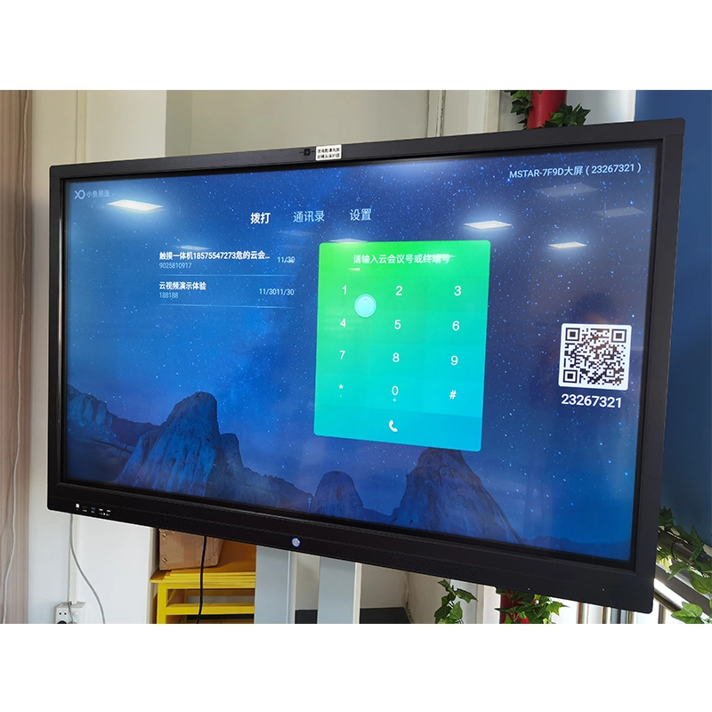 Chinese Affordable Dual System 100inch 4K LCD Smart Board for Video Conferencing