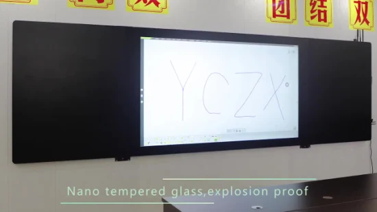 Pizarra Nano montada en la pared, pantalla táctil LCD LED de 75 pulgadas, PC, ordenador, pizarra inteligente, pizarra interactiva